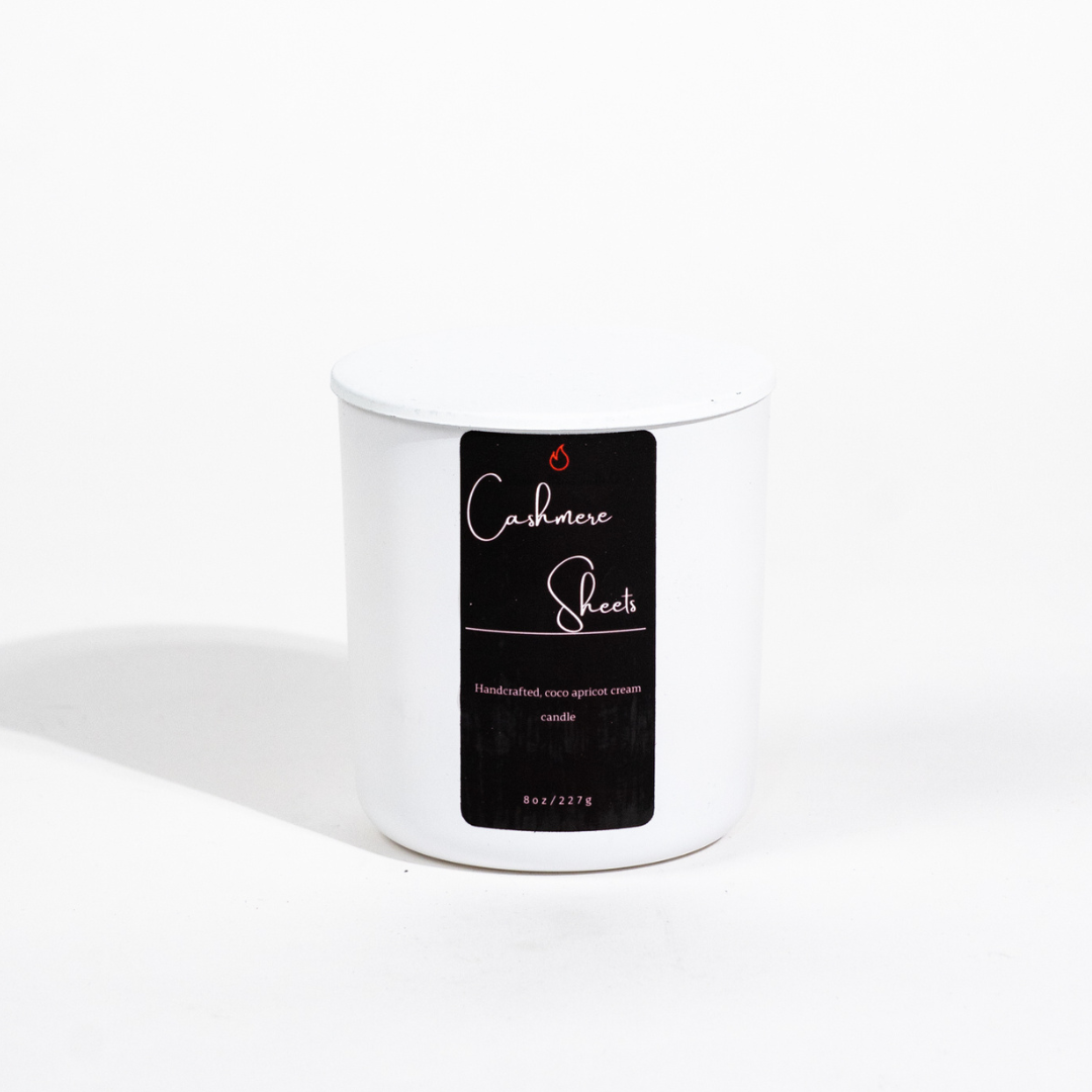 Cashmere Sheets Flickering Bliss Candle Co